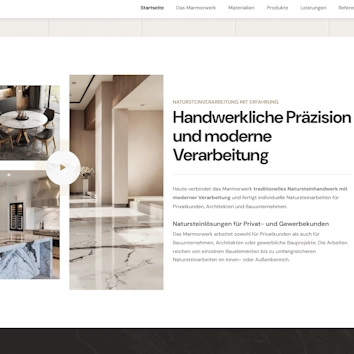Startseite von Marmorwerk Stumm