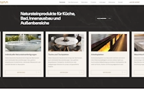 Modernes Webdesign für Marmorwerk Stumm